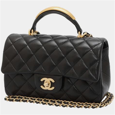 chanel cc flap bag with top handle|mini flap bag chanel 2021.